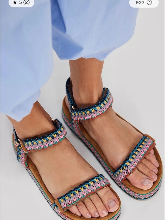 Free People Shoes - Free People Isla Crochet Sandal